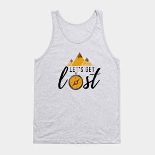 Lets get lost - vintage Tank Top